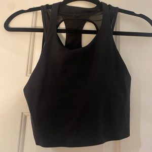 Lululemon black crop top